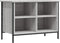 vidaXL - Schoenenkast - 69x35x50 - cm - bewerkt - hout - grijs - sonoma - eikenkleurig