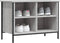 vidaXL - Schoenenkast - 69x35x50 - cm - bewerkt - hout - grijs - sonoma - eikenkleurig