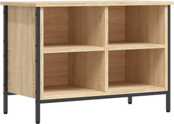 vidaXL - Schoenenkast - 69x35x50 - cm - bewerkt - hout - sonoma - eikenkleurig