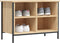 vidaXL - Schoenenkast - 69x35x50 - cm - bewerkt - hout - sonoma - eikenkleurig