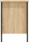 vidaXL - Schoenenkast - 69x35x50 - cm - bewerkt - hout - sonoma - eikenkleurig