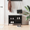 vidaXL - Schoenenkast - 69x35x50 - cm - bewerkt - hout - zwart