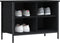 vidaXL - Schoenenkast - 69x35x50 - cm - bewerkt - hout - zwart