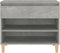 vidaXL - Schoenenkast - 70x36x60 - cm - bewerkt - hout - betongrijs