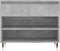 vidaXL - Schoenenkast - 70x36x60 - cm - bewerkt - hout - betongrijs