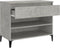vidaXL - Schoenenkast - 70x36x60 - cm - bewerkt - hout - betongrijs