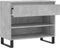 vidaXL - Schoenenkast - 70x36x60 - cm - bewerkt - hout - betongrijs