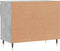vidaXL - Schoenenkast - 70x36x60 - cm - bewerkt - hout - betongrijs