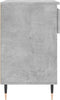 vidaXL - Schoenenkast - 70x36x60 - cm - bewerkt - hout - betongrijs