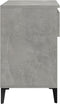 vidaXL - Schoenenkast - 70x36x60 - cm - bewerkt - hout - betongrijs