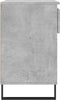 vidaXL - Schoenenkast - 70x36x60 - cm - bewerkt - hout - betongrijs