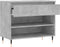 vidaXL - Schoenenkast - 70x36x60 - cm - bewerkt - hout - betongrijs