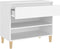 vidaXL - Schoenenkast - 70x36x60 - cm - bewerkt - hout - bruin - eikenkleur