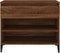 vidaXL - Schoenenkast - 70x36x60 - cm - bewerkt - hout - bruin - eikenkleur