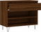 vidaXL - Schoenenkast - 70x36x60 - cm - bewerkt - hout - bruin - eikenkleur