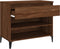 vidaXL - Schoenenkast - 70x36x60 - cm - bewerkt - hout - bruin - eikenkleur