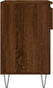 vidaXL - Schoenenkast - 70x36x60 - cm - bewerkt - hout - bruin - eikenkleur