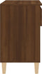 vidaXL - Schoenenkast - 70x36x60 - cm - bewerkt - hout - bruin - eikenkleur