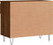 vidaXL - Schoenenkast - 70x36x60 - cm - bewerkt - hout - bruin - eikenkleur