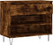 vidaXL - Schoenenkast - 70x36x60 - cm - bewerkt - hout - gerookt - eikenkleurig