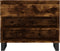 vidaXL - Schoenenkast - 70x36x60 - cm - bewerkt - hout - gerookt - eikenkleurig