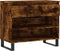 vidaXL - Schoenenkast - 70x36x60 - cm - bewerkt - hout - gerookt - eikenkleurig