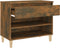 vidaXL - Schoenenkast - 70x36x60 - cm - bewerkt - hout - gerookt - eikenkleurig