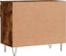 vidaXL - Schoenenkast - 70x36x60 - cm - bewerkt - hout - gerookt - eikenkleurig