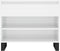 vidaXL - Schoenenkast - 70x36x60 - cm - bewerkt - hout - hoogglans - wit