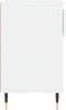 vidaXL - Schoenenkast - 70x36x60 - cm - bewerkt - hout - hoogglans - wit