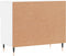 vidaXL - Schoenenkast - 70x36x60 - cm - bewerkt - hout - hoogglans - wit