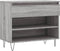 vidaXL - Schoenenkast - 70x36x60 - cm - bewerkt - hout - sonoma - grijs