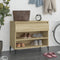 vidaXL - Schoenenkast - 70x36x60 - cm - bewerkt - hout - sonoma - eikenkleurig