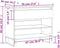 vidaXL - Schoenenkast - 70x36x60 - cm - bewerkt - hout - sonoma - grijs
