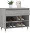 vidaXL - Schoenenkast - 70x36x60 - cm - bewerkt - hout - sonoma - grijs