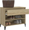 vidaXL - Schoenenkast - 70x36x60 - cm - bewerkt - hout - sonoma - eikenkleurig
