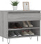 vidaXL - Schoenenkast - 70x36x60 - cm - bewerkt - hout - sonoma - grijs