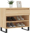 vidaXL - Schoenenkast - 70x36x60 - cm - bewerkt - hout - sonoma - eikenkleurig
