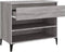 vidaXL - Schoenenkast - 70x36x60 - cm - bewerkt - hout - sonoma - grijs