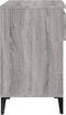 vidaXL - Schoenenkast - 70x36x60 - cm - bewerkt - hout - sonoma - grijs