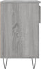 vidaXL - Schoenenkast - 70x36x60 - cm - bewerkt - hout - sonoma - grijs