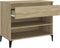 vidaXL - Schoenenkast - 70x36x60 - cm - bewerkt - hout - sonoma - eikenkleurig