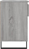vidaXL - Schoenenkast - 70x36x60 - cm - bewerkt - hout - sonoma - grijs