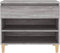 vidaXL - Schoenenkast - 70x36x60 - cm - bewerkt - hout - sonoma - grijs