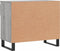vidaXL - Schoenenkast - 70x36x60 - cm - bewerkt - hout - sonoma - grijs