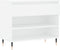 vidaXL - Schoenenkast - 70x36x60 - cm - bewerkt - hout - wit