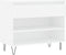 vidaXL - Schoenenkast - 70x36x60 - cm - bewerkt - hout - wit