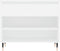 vidaXL - Schoenenkast - 70x36x60 - cm - bewerkt - hout - wit