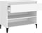vidaXL - Schoenenkast - 70x36x60 - cm - bewerkt - hout - wit
