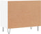 vidaXL - Schoenenkast - 70x36x60 - cm - bewerkt - hout - wit